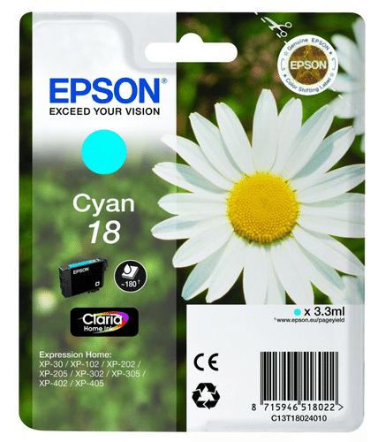 Epson 青色墨盒 18