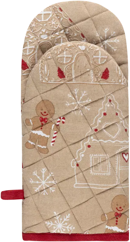 House Gingerbread 烤箱手套 15x32 cm