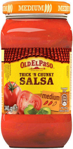 Old El Paso 340克 中辣厚块莎莎酱|Old El Paso 340g Thick and Chunky Salsa Medium