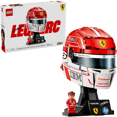 LEGO Editions Vehicles LEGO® Editions 一级方程式 43014 法拉利HP头盔 – 夏尔·勒克莱尔