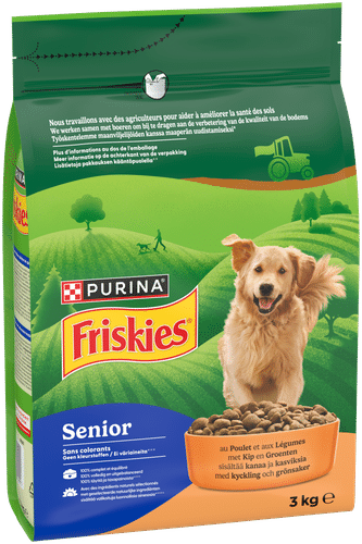 Purina Friskies Senior 7+ Kanaa Koiran kuivaruoka 3kg