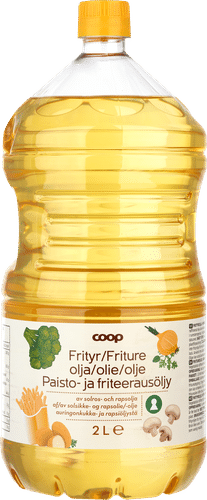 Coop 煎炸油 2 l|Coop paisto- ja friteerausöljy 2 l