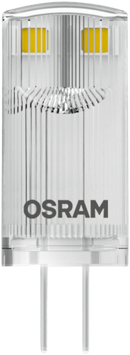 Osram LED PIN 0,9W/2700K 12V G4 ei-himmennettävä kirkaskupuinen LED-pienoislamppu 2kpl/pkt