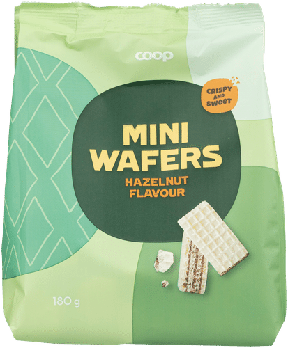 Coop 榛子华夫饼 180 g|Coop vohvelit hasselpähkinä 180 g