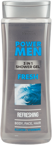 Joanna Power Men 三合一清新沐浴露 300ml|Joanna Power Men 3 in 1 suihkugeeli fresh 300ml