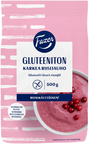 Fazer GTON Karkea riisijauho 500 g|Fazer GTON 粗米粉 500 g