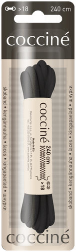 Coccine kengännauha 240 cm, musta