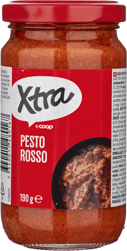 Xtra 红酱 190 g|Xtra Pesto Rosso punainen pestokastike 190 g