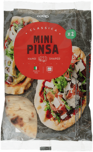 Coop 经典迷你披萨 2个 300 g|Coop Pinsa Classica Mini 2 kpl 300 g