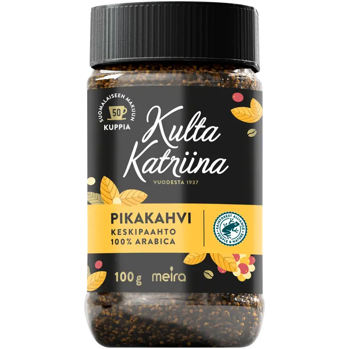 Kulta Katriina pikakahvi RAC 100g|Kulta Katriina 速溶咖啡 RAC 100g
