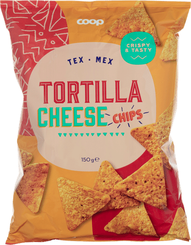 Coop 奶酪玉米片 150 g|Coop tortilla chips juusto 150 g