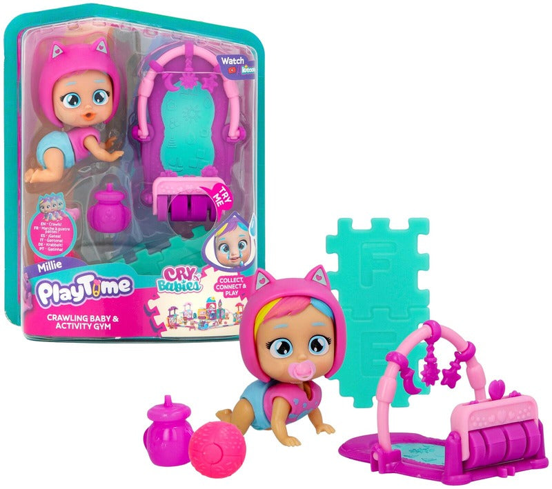 Cry Babies 玩耍时光 小玩偶及配件|Cry Babies Playtime Pikkunukke Ja Tarvike