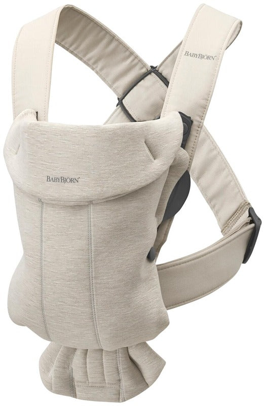 BabyBjörn 婴儿背带 mini - 3D针织 浅米色|BabyBjörn vauvan kantoreppu mini - 3d jersey, vaalea beige