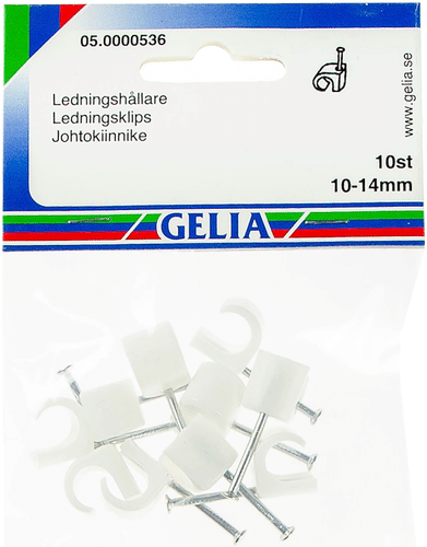 Gelia 电缆夹 TC 10-14mm 10个 白色