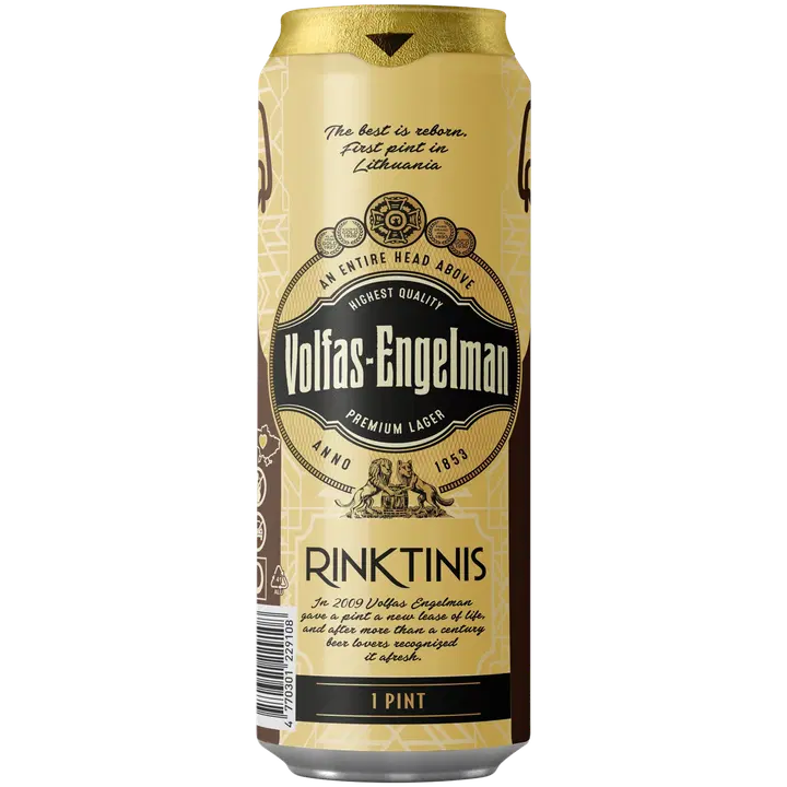 Volfas Engelman Rinktinis 5,2% 56,8cl tlk|Volfas Engelman 林克蒂尼 5.2% 56.8cl 含