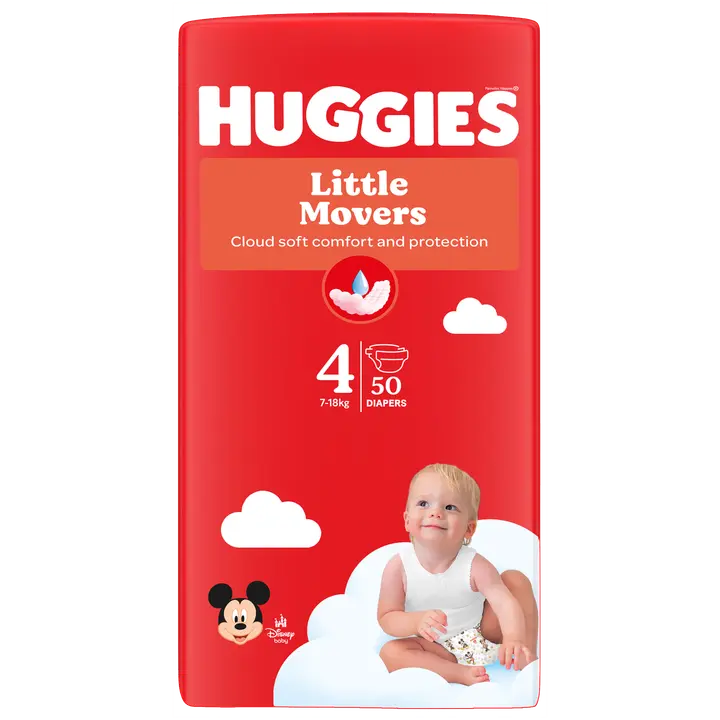 Huggies Teippivaippojen koot 4 50 st|Huggies 纸尿裤尺寸 4 50 片