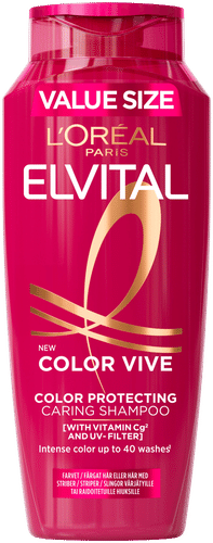 L'Oréal Paris Elvital Color-Vive Shampoo värjätyille ja raidoitetuille hiuksille 400ml