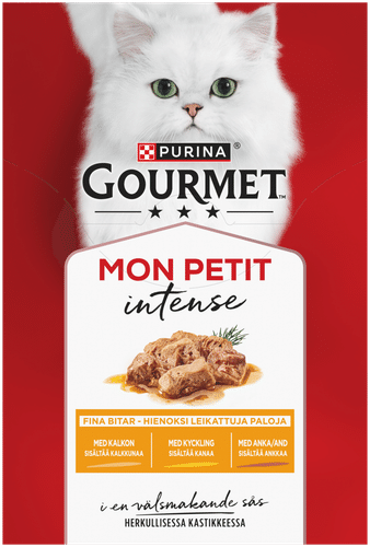 Purina Gourmet Mon Petit Lintu Kastikkeessa Kissan märkäruoka 6x50g