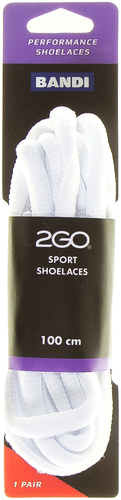 2GO Bandi 2GO 运动鞋带 Performance Sport 210 100厘米 白色