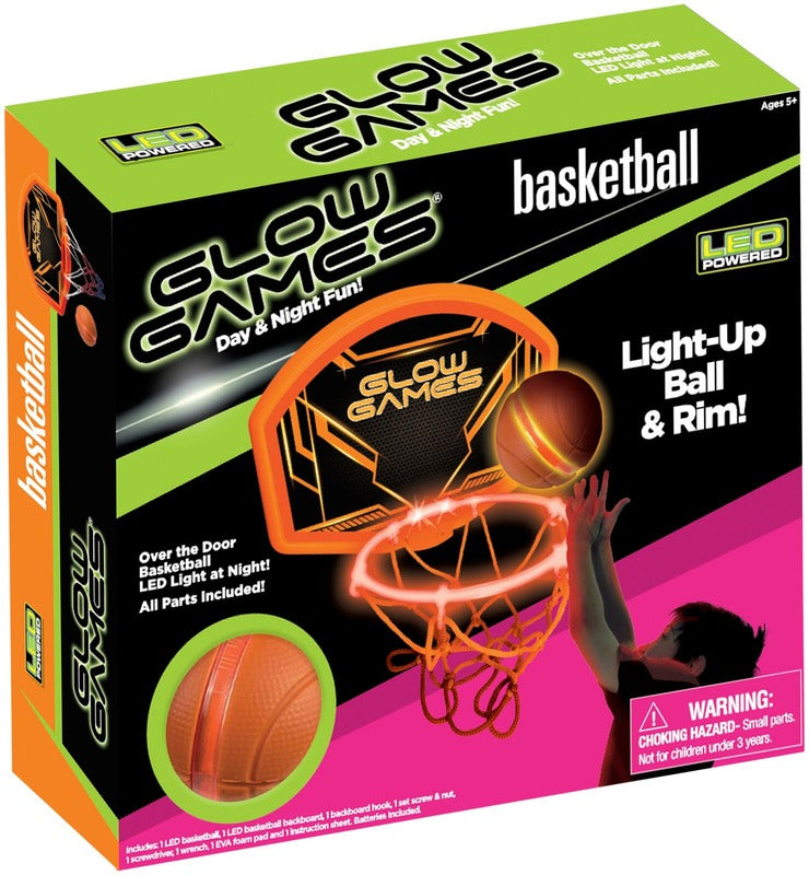 Ei merkkiä Glow Games 发光篮球套装