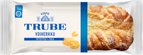 Trube Voiherkku -täytepitko 350 g voitäytteinen pullapitko|Trube 黄油馅卷 350g 黄油馅面包卷