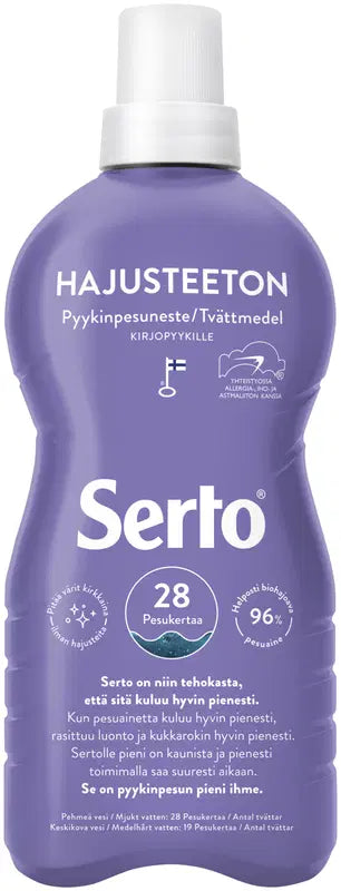 Serto 无香洗衣液 750 ml|Serto Hajusteeton Pyykinpesuneste 750 ml