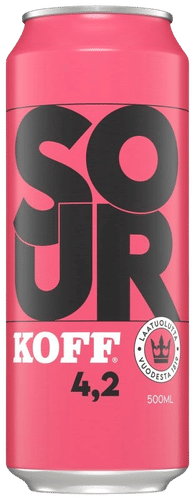 Koff 酸饮品 4.2% vol 罐装 0,5 L