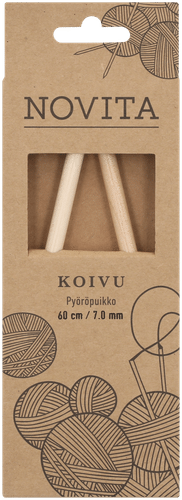 Novita 桦木环形针60厘米 7mm