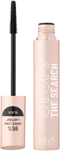 MUA Make Up Academy 黑色浓密睫毛膏|MUA Make Up Academy Stop The Search Mascara Black
11 ml ripsiväri