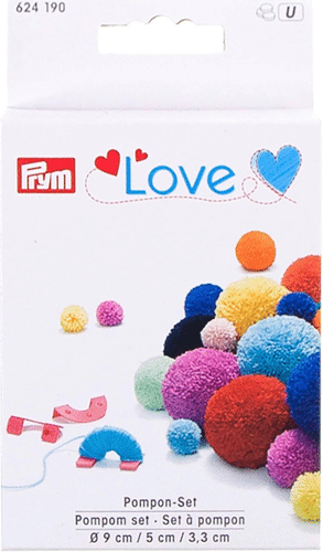 Prym 流苏装饰套装3种尺寸;3.3厘米、5厘米和 9 cm