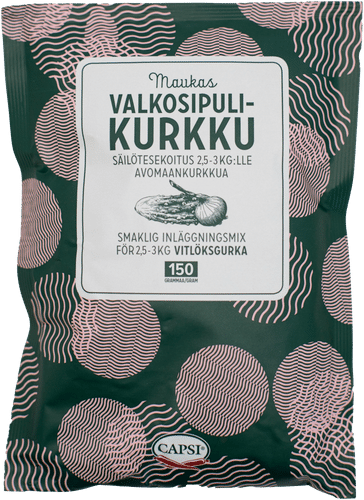 Capsi Valkosipulikurkkusäilöteaines 150g|Capsi 蒜味腌黄瓜配料 150g