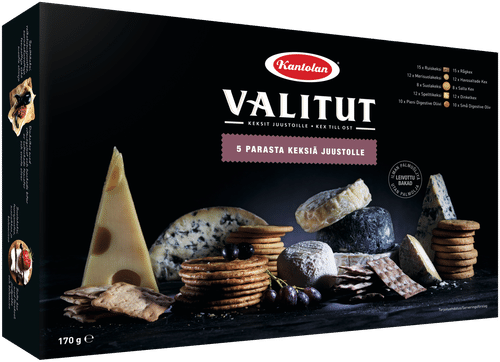 Kantolan 精选5种咸饼干组合 170g|Kantolan Valitut 5 Parasta suolakeksilajitelma 170g