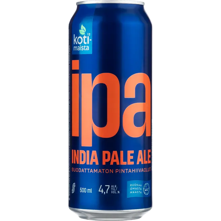 Kotimaista IPA olut 4,7% 0,5L|Kotimaista IPA饮料 4.7% 0,5L