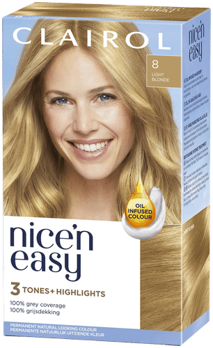 Clairol Nice'n Easy kestoväri 8 vaalea