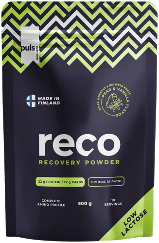 Puls Reco恢复饮料 梨-香草味 500g|PULS Reco palautusjuoma Päärynä-vanilja 500g