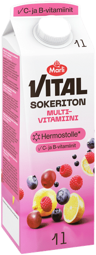 Vital Kevyt Marli Vital Light 多种维生素果汁饮料 1L + B 和 C 维生素