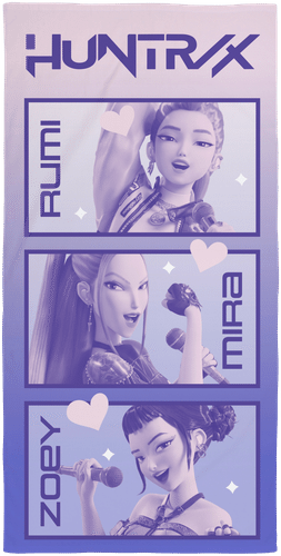 KPop Demon Hunters K-Pop 恶魔猎人 儿童浴巾 70x140 cm|K-Pop Demon Hunters lasten kylpypyyhe 70x140 cm