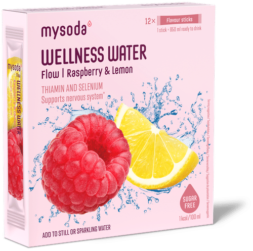 MySoda 健康水覆盆子柠檬饮用粉 12x4g