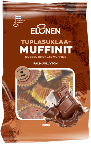 Elonen 双层巧克力马芬 200g|Elonen tuplasuklaamuffinit 200g