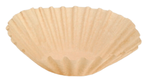 Duni 滤纸 110毫米,平底,未漂白,250片/包(4×250片/箱)