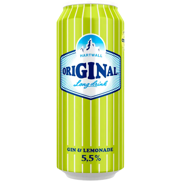Hartwall Original Long Drink Lemonade 5,5% 0,5 l|Hartwall Original Long Drink 柠檬水 5.5% 0,5 l