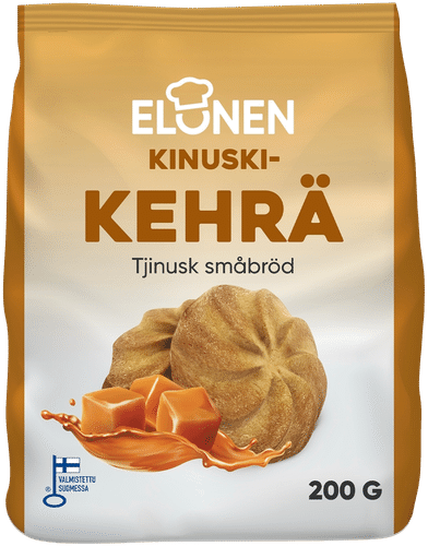 Elonen 焦糖卷曲小饼干 200g|Elonen kinuskikehrä pikkuleipä 200g
