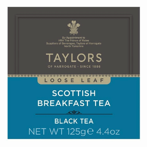 Taylors of Harrogate 125g Scottish breakfast loose tea musta irtotee|TAYLORS OF HARROGATE 125克苏格兰早餐散茶红茶散茶