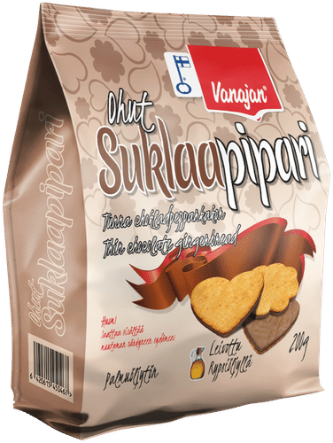 Vanajan 薄巧克力姜饼 200g|Vanajan Ohut Suklaapipari 200g