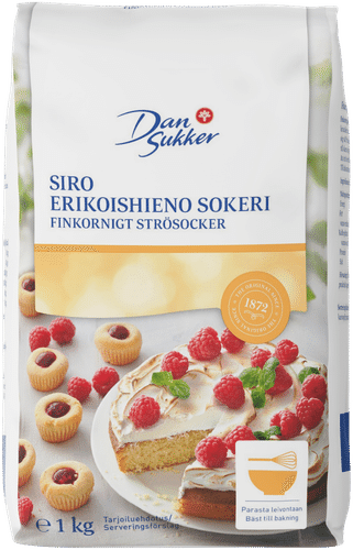 Dansukker Siro Erikoishieno Sokeri 1kg|Dansukker 特细砂糖 1kg