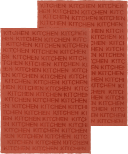 House keittiöpyyhe Kitchen 2 kpl terracotta