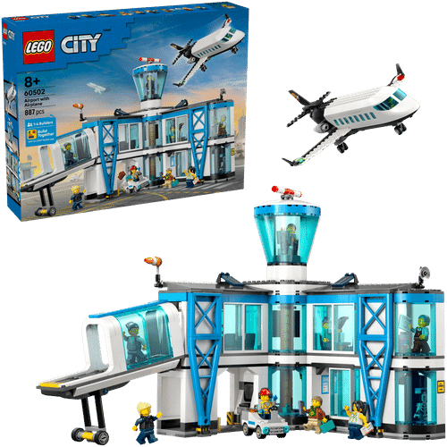 LEGO My City 乐高®我的城市 60502 机场与飞机