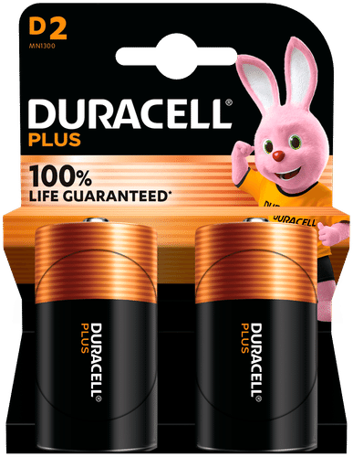Duracell 2片 Plus D