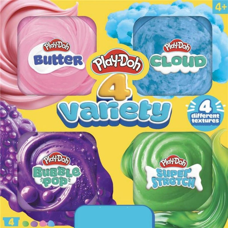 Hasbro 培乐多4罐装组合