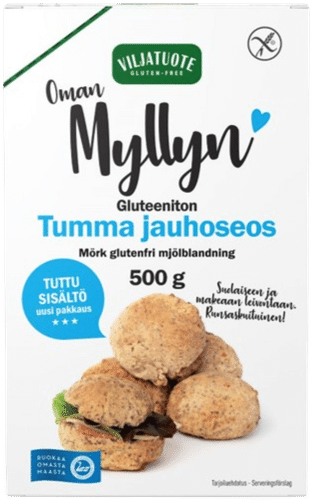 Virtasalmen Viljatuote Tumma gluteeniton jauhoseos 500g|Virtasalmen Viljatuote 黑无麸质混合粉 500g